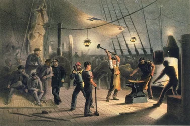 The Forge on Deck of the Great Eastern, Night of August 9th