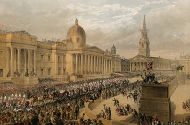Trafalgar Square, London, 7 March 1863