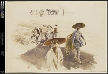 A Watering Cart, 1890