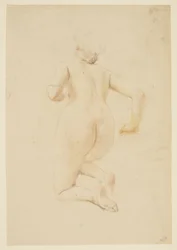 Study for a Kneeling Woman, 