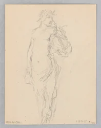 Study for a Standing Woman, "Moods to Music," Mendelssohn Glee Club, New York, NY