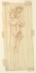 Study for a Woman Holding a Child, 