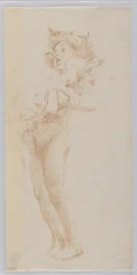 Study for Standing Boy with Kid, 