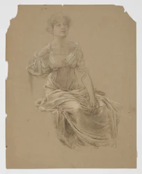 Study for Woman, “Vintage Festival,” Mendelssohn Glee Club, New York, NY