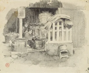 Where Sake is Sold, 1890