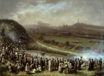At the Races, Glasgow / Painting