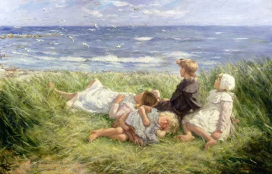 Sea Gulls and Sapphire Seas, 1912