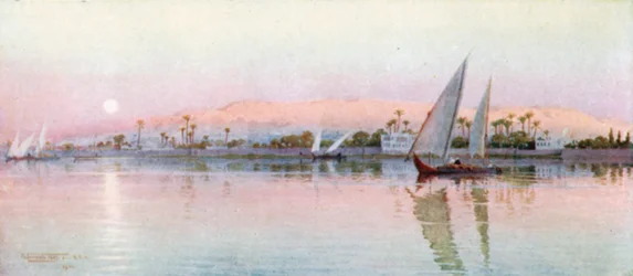 Cairo from the River – Evening