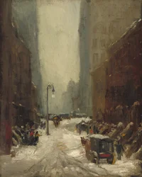 Snow in New York