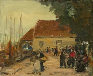 Volendam Street Scene, 1910