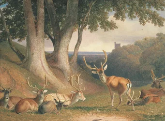 Landscape with Deer, c.1800