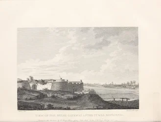 Illustration from the book Select Views in Mysore, the Country of Tippoo Sultan by Home, Robert and published by Mr. Bowyer (1794)