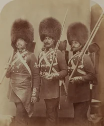 Pioneer Manners and Guardsmen Webster and Lemmen, Grenadier Guards