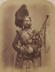 Piper David Muir, 42nd Highlanders (Black Watch)