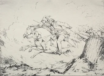 Specimens of Polyautography: Cavalry Charge
