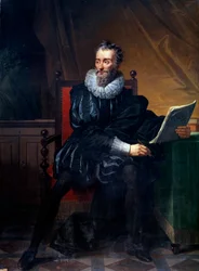 Full-Length Portrait of the French Poet Francois de Malherbe