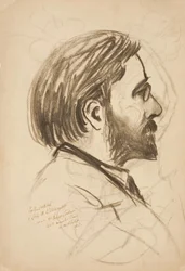 Portrait Sketch of Louis M. Eilshemius