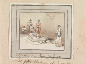 A Durbar Scene, Poona, October 3, 1792