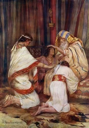 Jacob Blessing His Grandsons