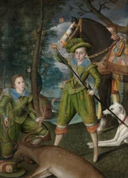 Henry Frederick 1594-1612, Prince of Wales, with Sir John Harington 1592-1614, 1603