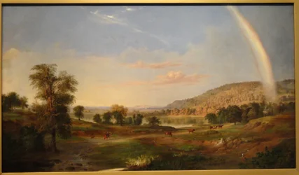 Landscape with Rainbow