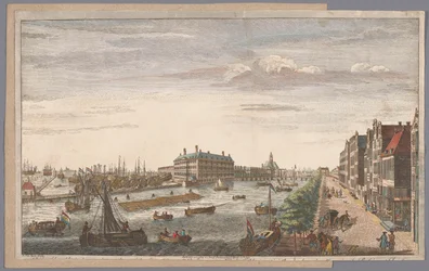 View of the Admiralty Warehouse in Amsterdam