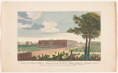 View of Hampton Court Palace in London (London)