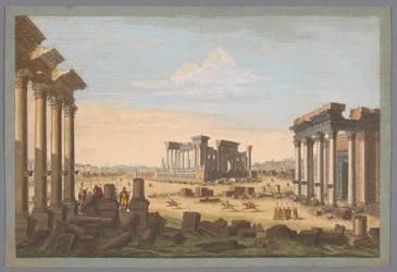 View of the Ruins of Monuments at Palmyra from the Northwest