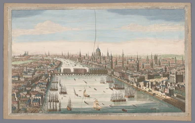 View of the City of London
