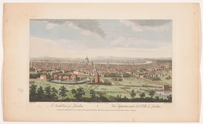 View of the City of London from the North Side, A North View of London (title on object), London (series title)