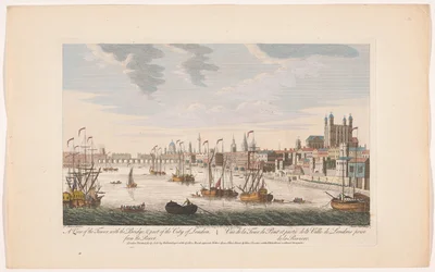 View of the City of London from the River Thames