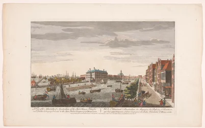 View of the Admiralty Warehouse in Amsterdam