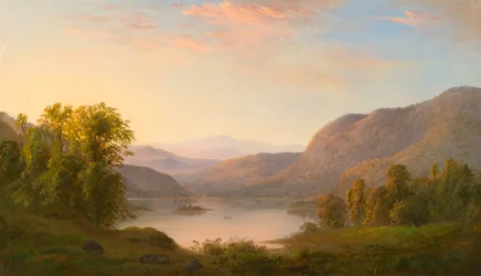 A View in the Laurentian Mountains, Near Québec