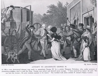Attempt to Assassinate King George III, Illustration from 
