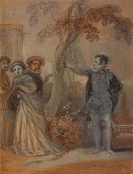 Malvolio Abusing Maria, Fabian and Sir Toby