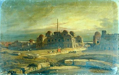 View of the Purana Kila, Near Delhi