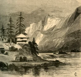Middle Block-house, Cascades, 1872