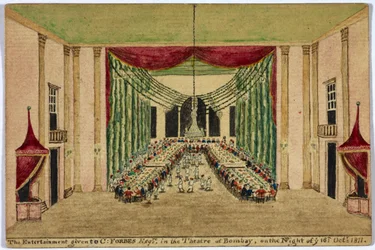 The entertainment given to C. Forbes esquire in the theatre in Bombay on the night of 16th October 1811