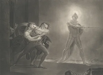 Hamlet, Horatio, Marcellus and the Ghost