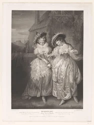 Mrs. Ford and Mrs. Page with the Love Letter from John Falstaff