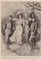 The Bombardment of Ladysmith from Bulwana Hill, as seen through the Naval Telescope