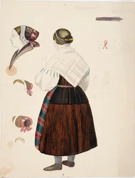 Study of a Lappväärtti Peasant Woman