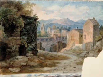 Italian Mountain Town