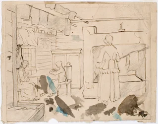 Three Women in an Interior