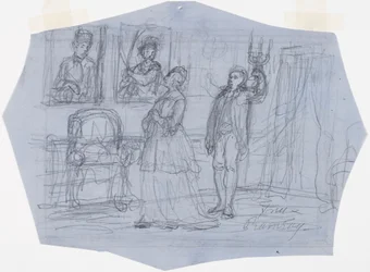 Mrs. Ramsay. Illustration for the Poem 