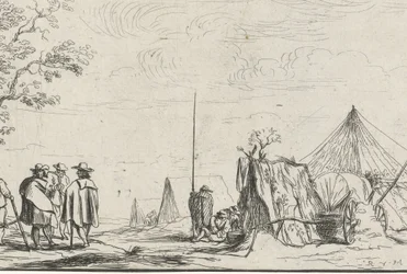Soldiers at a Camp