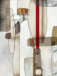 Geometric Red Composition