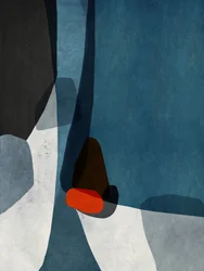 Modern Blue Red Forms
