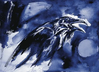 Blue Moon Raven