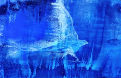 Ethereal Blue Bird